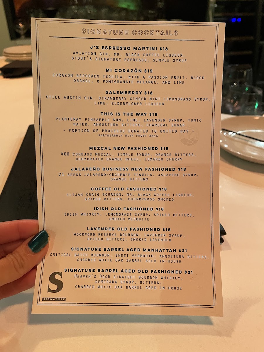 Stout’S Signature Menu-4